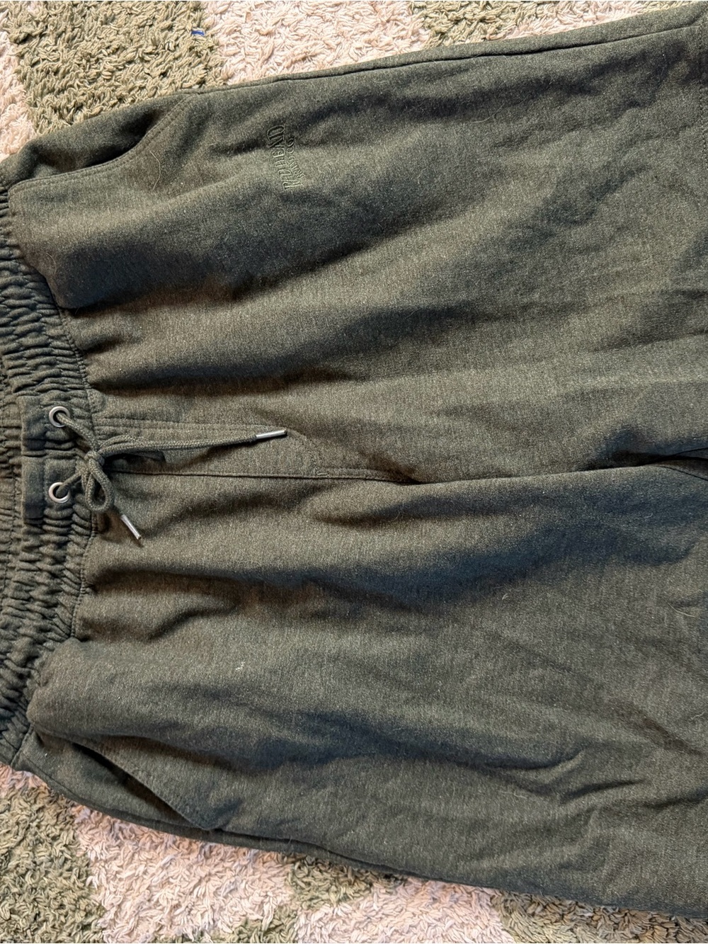 RedHead Olive Green Ribbed Knit Sweatshirt